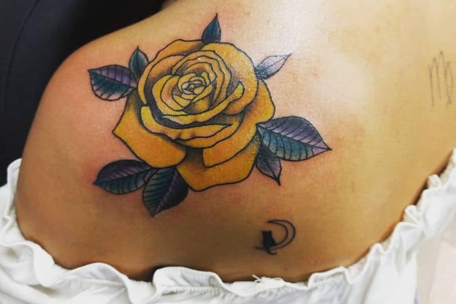 Yellow Rose Tattoo