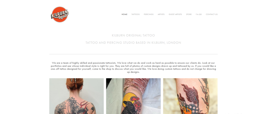 6. Kilburn Original Tattoo Studio