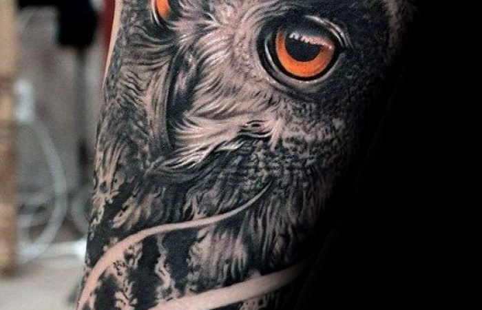 Owl tattoo design