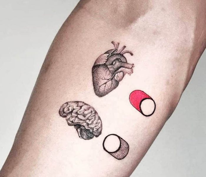 Minimalist Tattoo For Anxiety