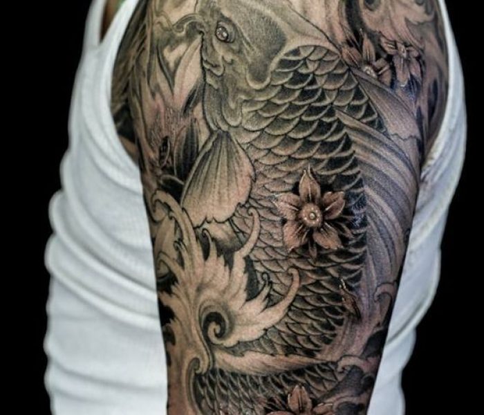 Koi Tattoo Design on arm