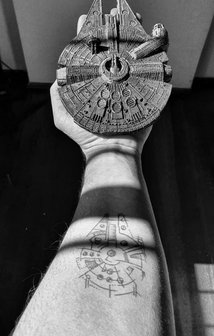 Compass Sleeve tattoo