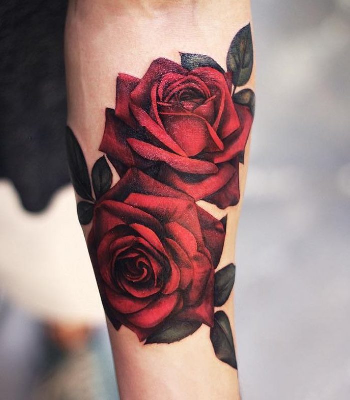 dark-red-rose-tattoo-5