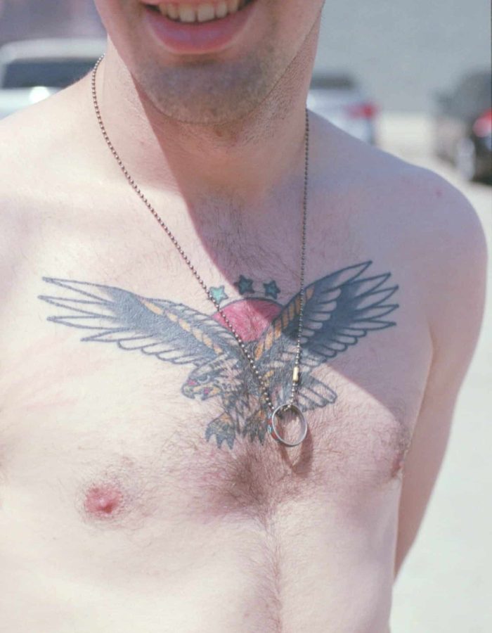 Eagle Tattoo on Chest
